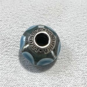 Authentic Retired Pandora Murano Glass Circles Charm